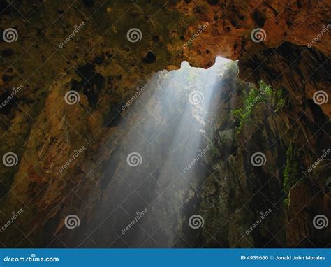 Cave Light stock photo. Image of cavern, explore, philippines - 4939660