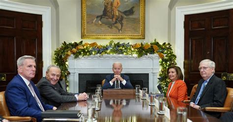 Biden meets with congressional leaders to discuss year-end agenda at White House