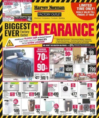 Now till 27 Mar 2020: Harvey Norman Clearance Sale - SG.EverydayOnSales.com