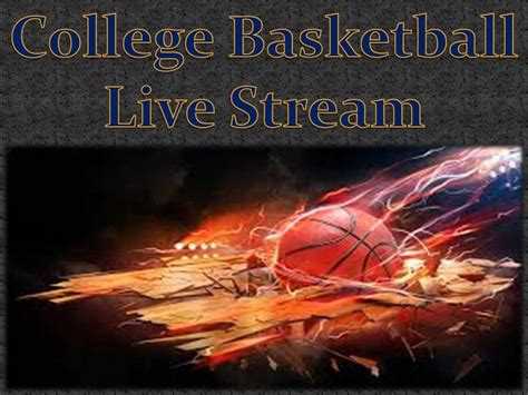 College basketball live stream