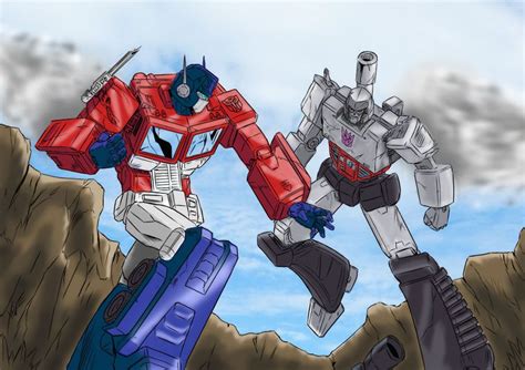 Optimus VS Megatron by BDixonarts.deviantart.com on @deviantART ...