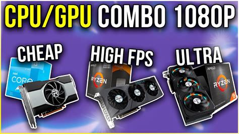 The BEST CPU GPU Combos To Buy In 2022! [Budget, Mid-Range, 42% OFF