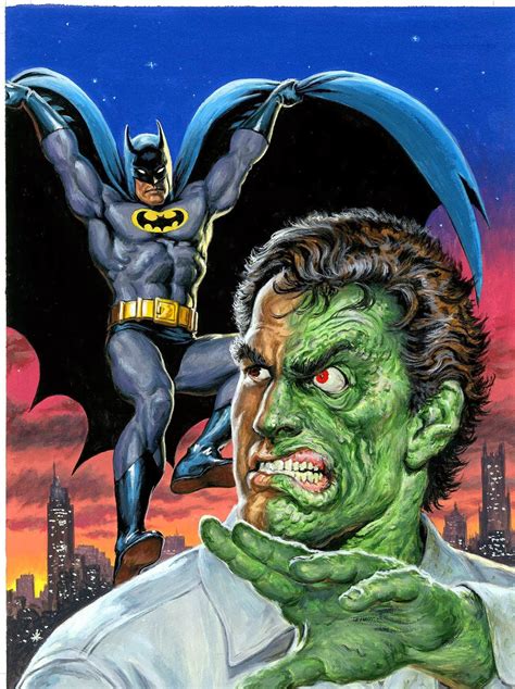 DC Comics of the 1980s: Batman vs. Two-Face by Earl Norem