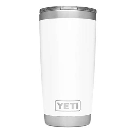 YETI White Rambler-20 oz. Tumbler