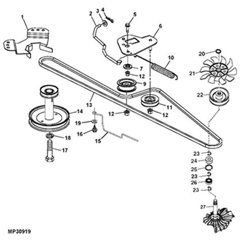 John Deere L100 Engine Diagram