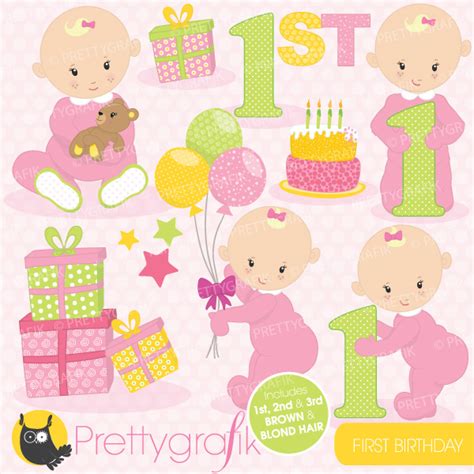 baby girl birthday clipart 10 free Cliparts | Download images on ...