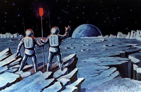 Space oddity: 8 paintings by the first man in outer space - Russia Beyond