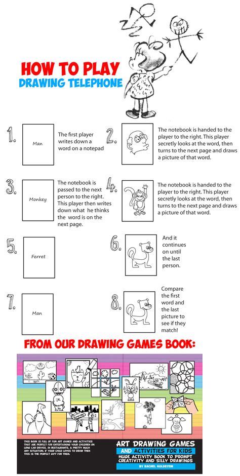 14 Art and Drawing Games for Kids ideas | drawing games for kids ...