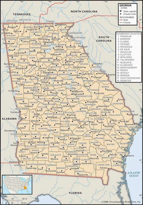 Map Of north Georgia Mountains | secretmuseum