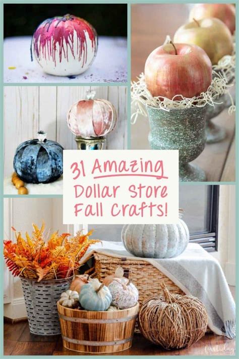 31 Amazing DIY Dollar Tree Crafts For Fall | Artsy Pretty Plants