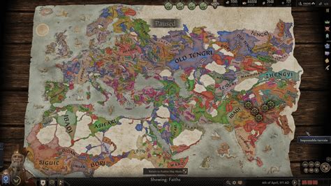 Finally finished painting the map, only took 104 years : r/CrusaderKings