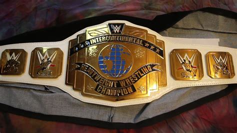 WWE Intercontinental Championship In Depth Look! (Commemorative) - YouTube