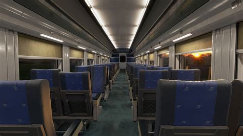 ArtStation - Railway Train Interior | Resources