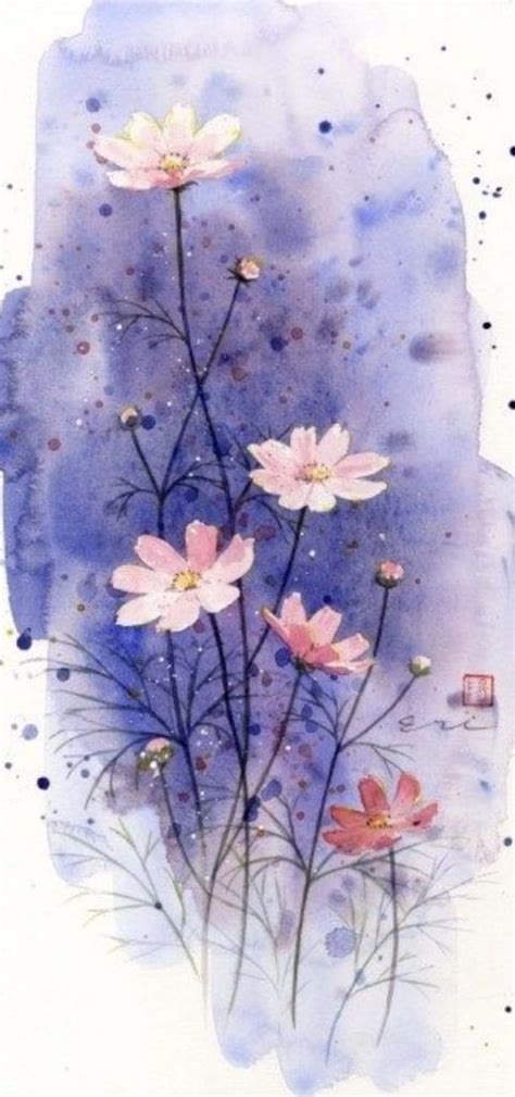 Watercolor Painting Ideas Simple Aesthetic Paintings Easy