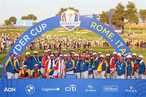 WATCH: Jon Rahm and Rory McIlroy share a special hug after guiding Team Europe to Ryder Cup victory