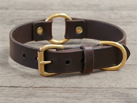 O-RING leather dog collar | CALIFORNIA COLLAR CO.