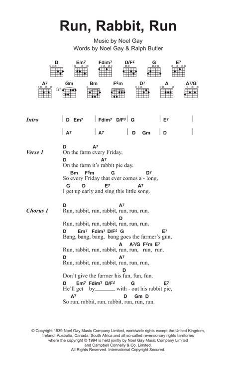 Run, Rabbit, Run | Sheet Music Direct