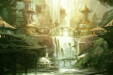 Image result for elven city concept art | Elven city, Fantasy art ...