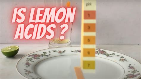 PH Test For Lemon | Is Lemon Acids or Base ? - YouTube