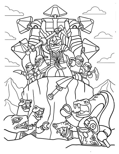 Lego Ninjago Coloring Pages - Free Printable Coloring Pages