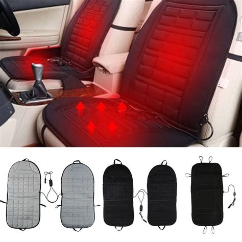 12V Heated Car Front Seat Cover Car Winter Heated Pad Heated Car Seat Covers Cushion Winter ...