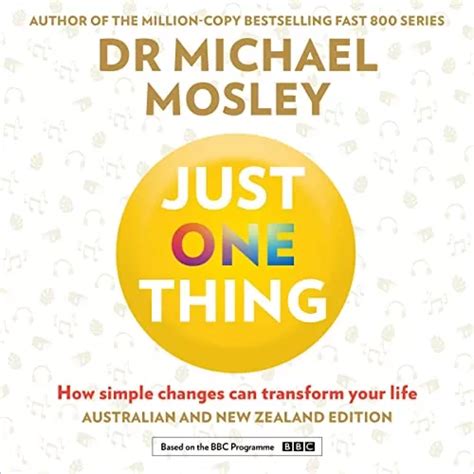 Just One Thing By Dr Michael Mosley | AudioBook Download