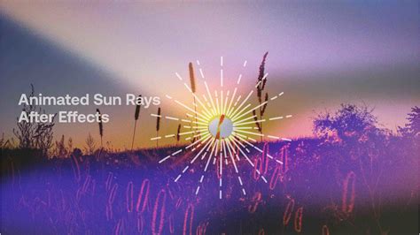 How to Create Animated Sun Rays in Adobe After Effects from Scratch ...