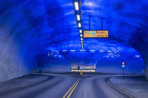 Lighting effects in the longest road tunnel in the world – the Lærdal ...