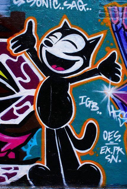 Felix The Cat. | Felix the cats, Urban art, Street art graffiti