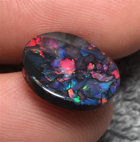 Unique Gem Lightning Ridge Black Opal - Natural Opals