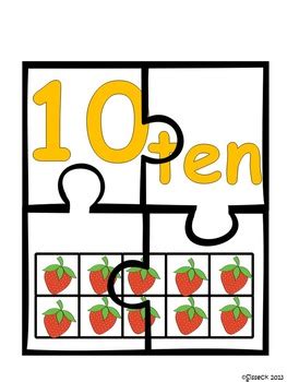 Number Jigsaw Puzzles by Tanya Grady | Teachers Pay Teachers