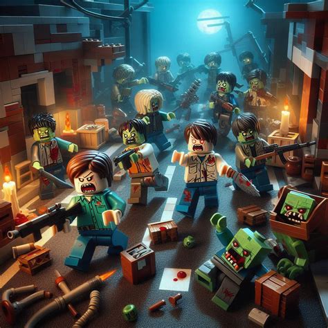 Lego Minecraft Zombie attack Set by Jesse220 on DeviantArt