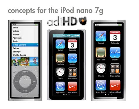 Adi101: iPod Nano 7th Generation Concept Images