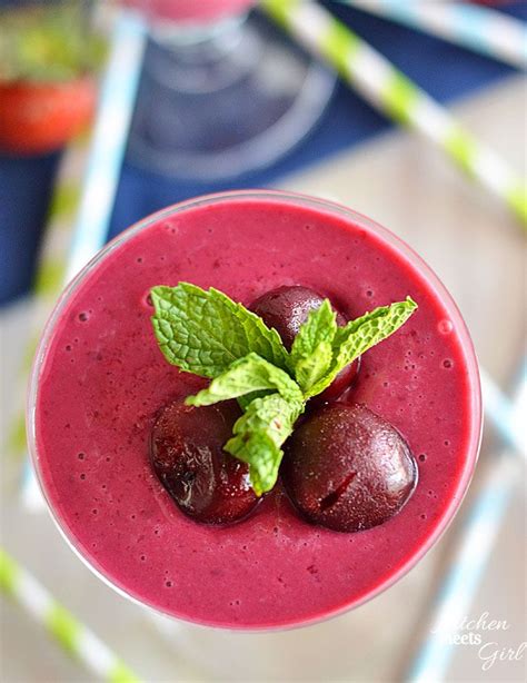 Cherry Berry Smoothie | Recipe | Veggie juice, Smoothie recipes healthy ...