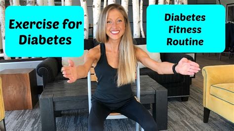 Exercise for diabetes: Seated cardio fitness video routine for diabetes (Chair Workout) - NY ...