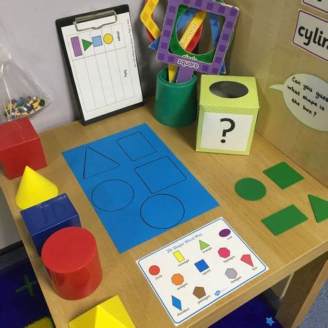 Challenge Table. Ch match household objects to its mathematical shape | Maths | Maths eyfs ...