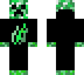 creeper with hoodie | Minecraft Skin