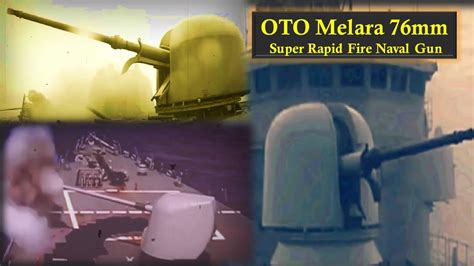 OTO Melara 76mm - Super Rapid Fire Naval Gun - YouTube