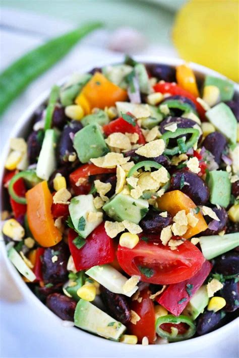 Mexican Black Bean Salad Recipe - S&SM