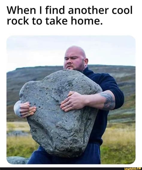 When find another cool rock to take home. - iFunny | Cool rocks, Bones ...