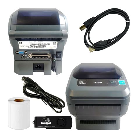 Zebra ZP550 Bundle Thermal Desktop Shipping Label Printer; For Desktop ...