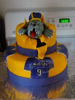 Cakes by josh: JMU Mascot