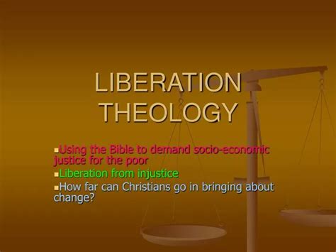 PPT - LIBERATION THEOLOGY PowerPoint Presentation, free download - ID:1428625