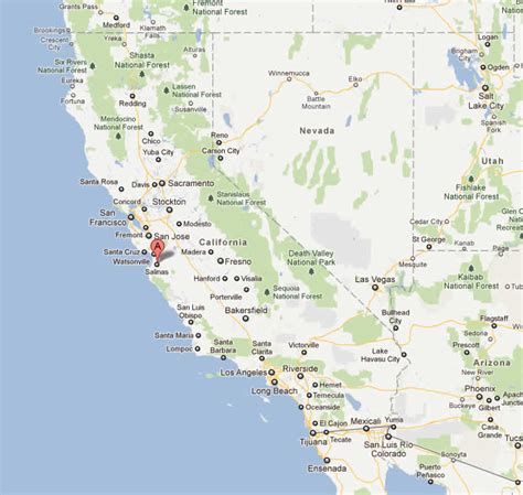 Salinas, California Map