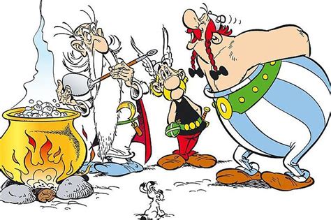 Asterix, Obelix und Idefix als Dreamteam der Comic-Welt - Foto ...