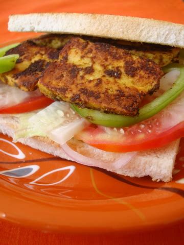 Grilled Paneer Sandwich Recipe