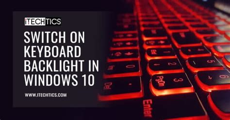 How To Turn On Keyboard Light On Your Laptop