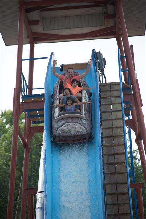 Rockys Rapids Log Flume - Indiana Beach