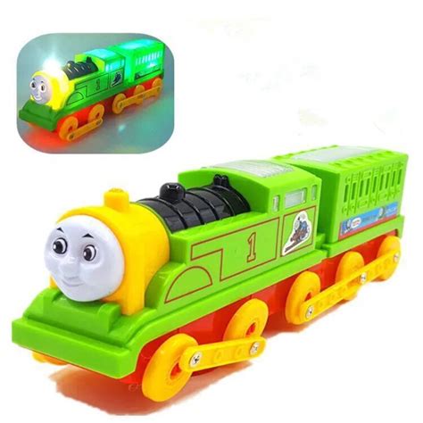 The electric Thomas small train puzzle light music000 presents toys to children from Thomas. -in ...