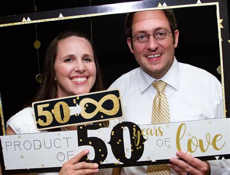 50th Anniversary Photo Booth Props Printable Photo Booth - Etsy